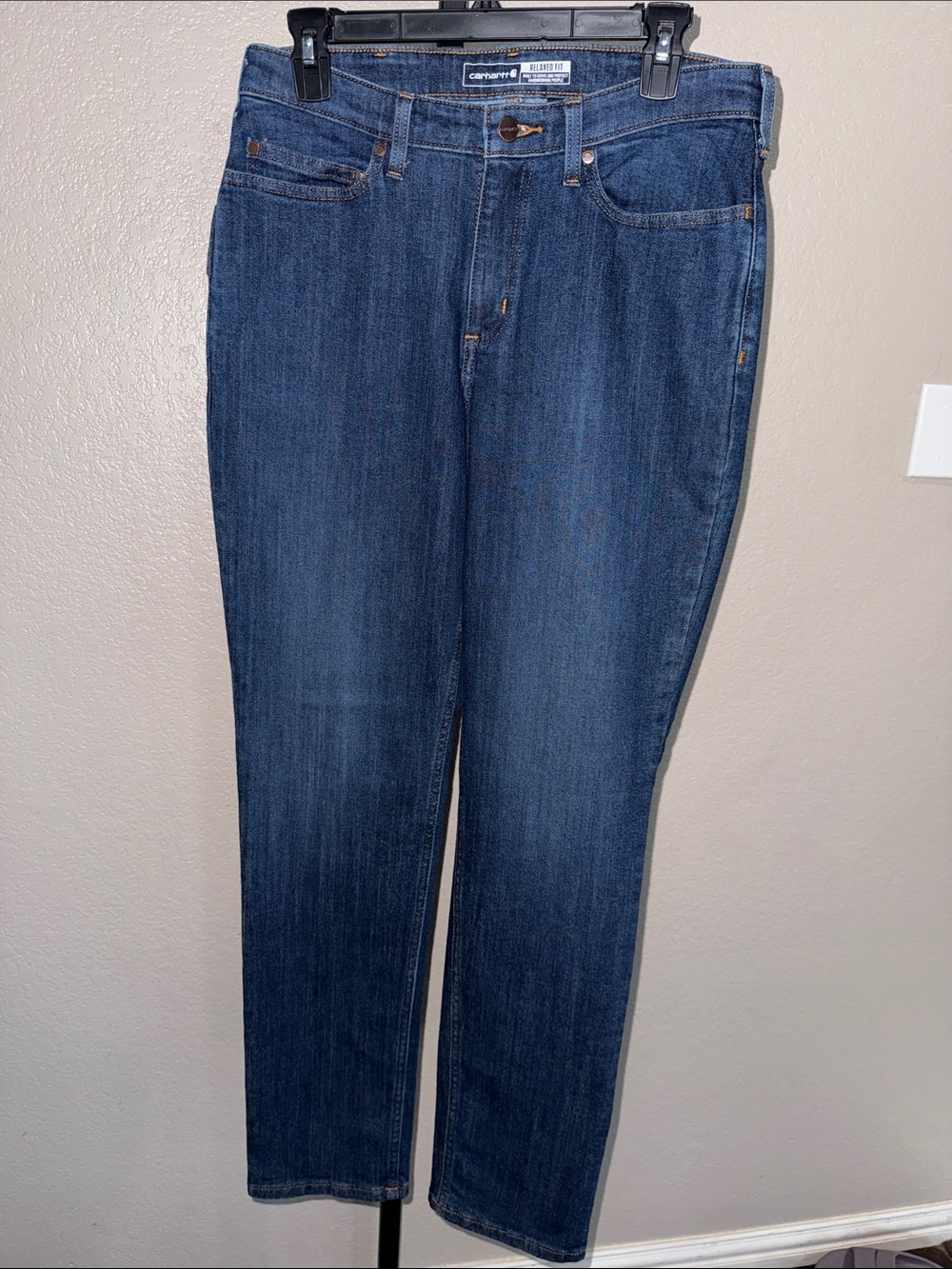 Carhartt BD5383-W Rugged Flex Relaxed Fit Jean size 8 Tall NWT